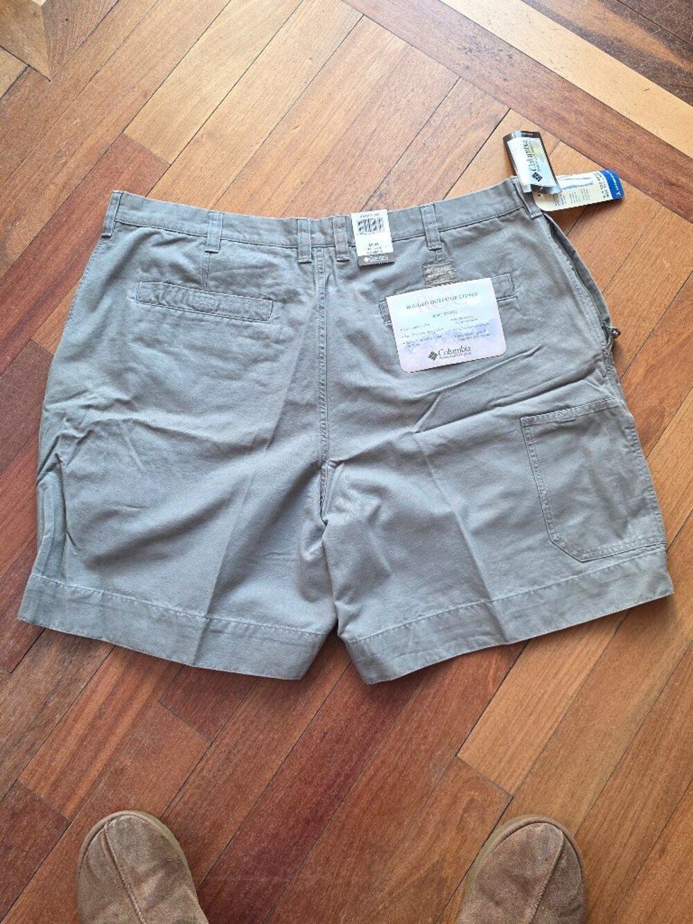 NWT Columbia Gray Rugged Outdoor Chino Shorts Big & Tall Size 44 - Picture 7 of 11